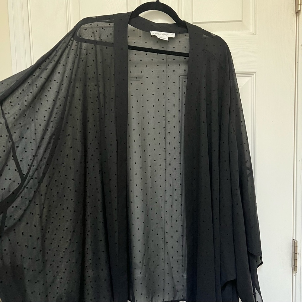 Polka Dot Sheer Cardigan ⚫️⚪️